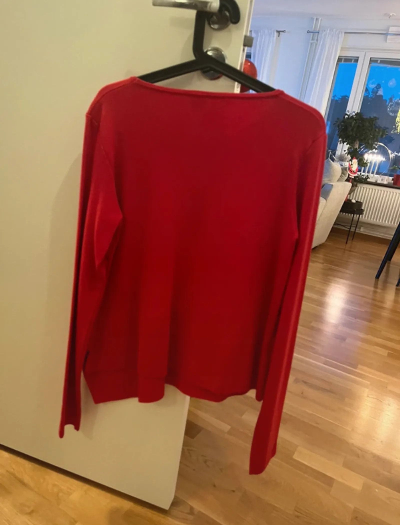 Pinko Pinko röd julig tröja Sweater Size XL / US 12-14 / IT 48-50 - 5 Thumbnail