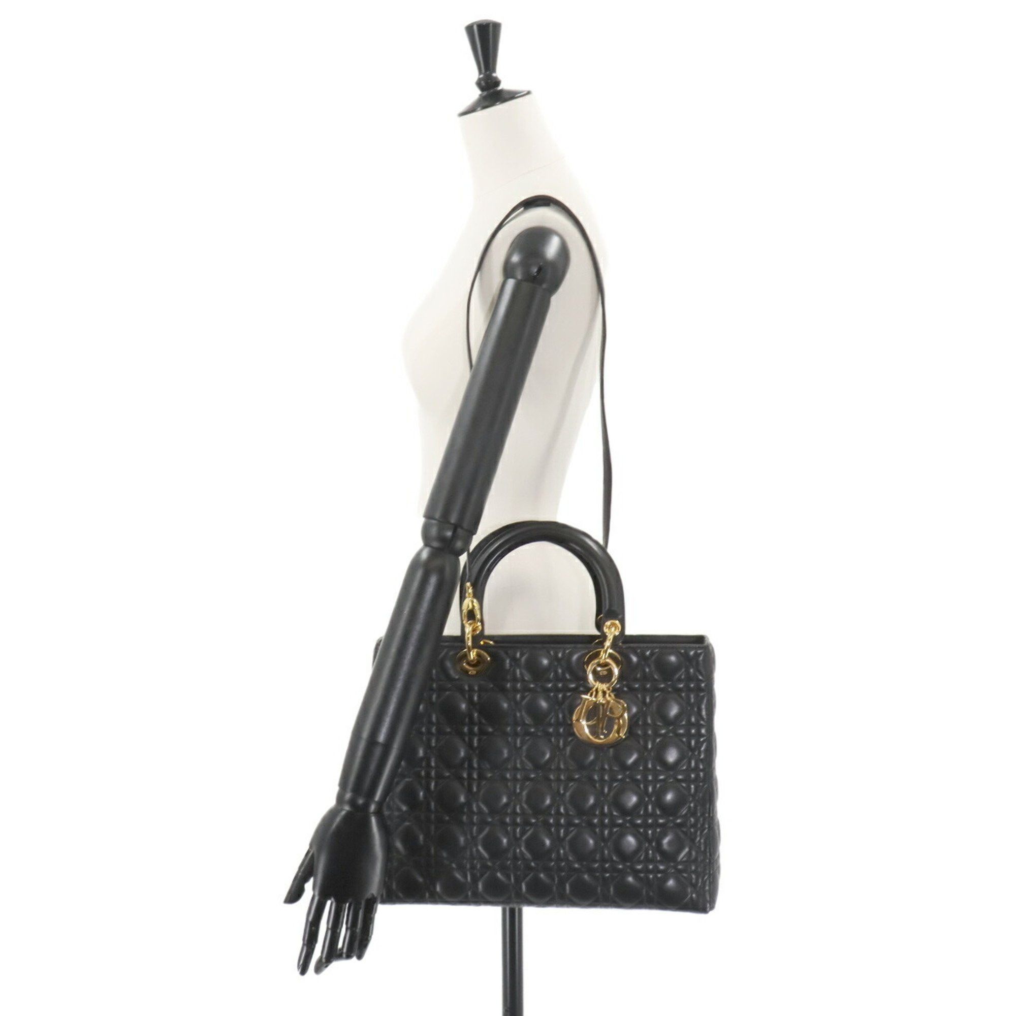 Dior Dior Lady Dior handbag Size ONE SIZE - 10 Thumbnail