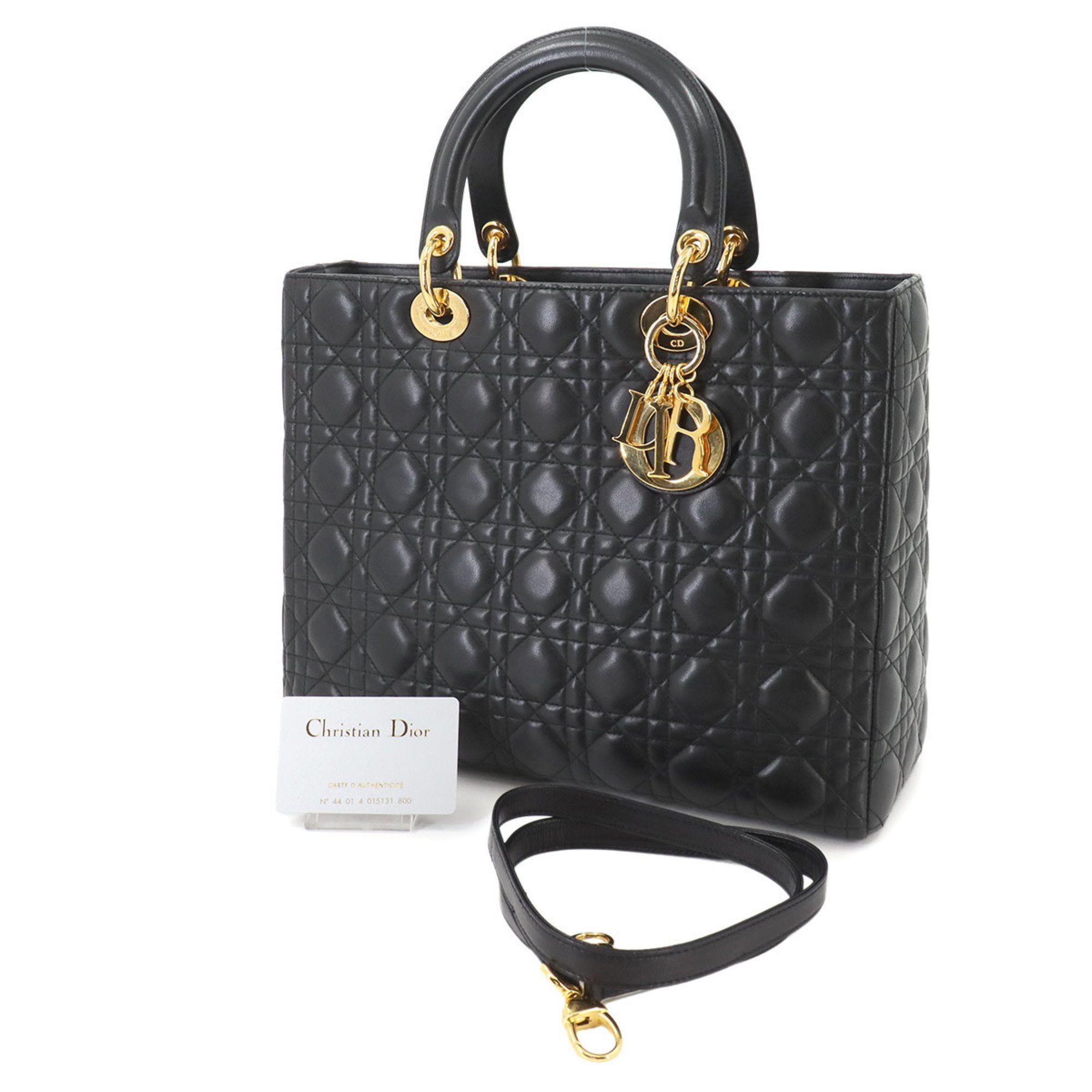 Dior Dior Lady Dior handbag Size ONE SIZE - 9 Thumbnail