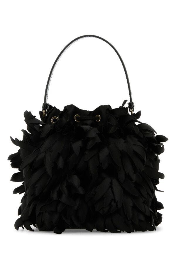 Prada Embellished Satin Mini Bucket Bag Size ONE SIZE - 5 Thumbnail