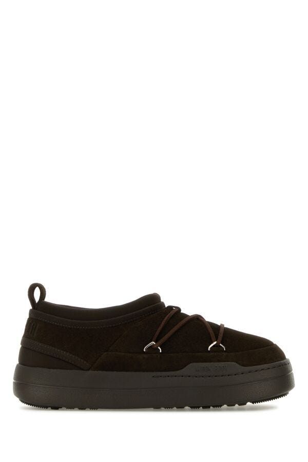 Moon Boot Brown Suede Mb Park Icon Slip Ons Size US 11 / EU 44 - 3 Thumbnail