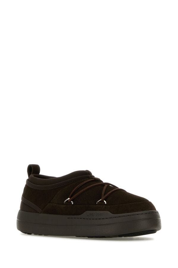 Moon Boot Brown Suede Mb Park Icon Slip Ons Size US 12 / EU 45 - 4 Thumbnail