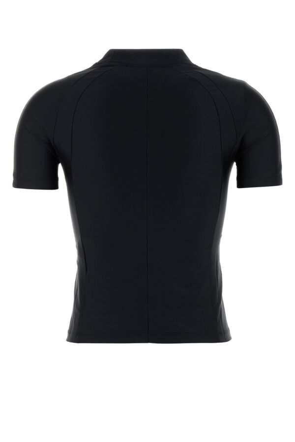 T by Alexander Wang Black Stretch Nylon T-Shirt Size S / US 4 / IT 40 - 4 Thumbnail