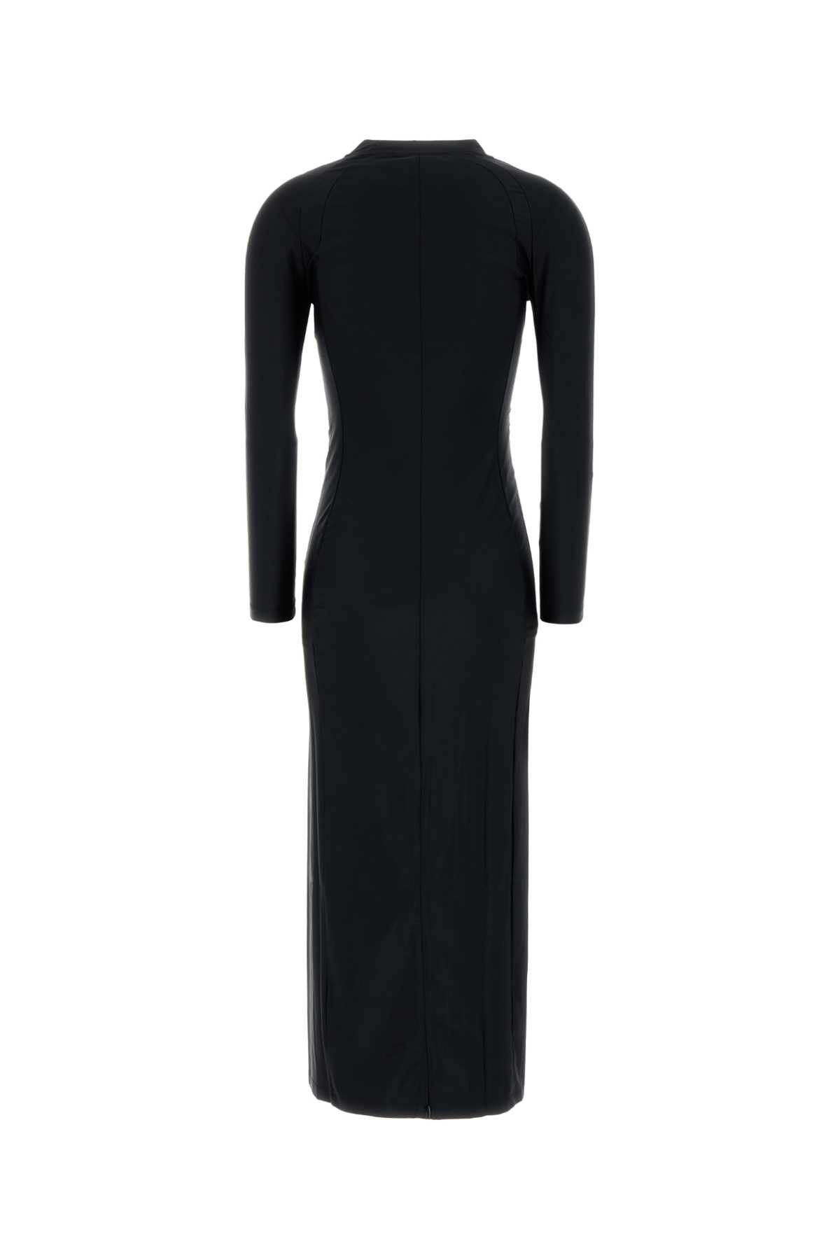 T by Alexander Wang Black Stretch Nylon Dress Size M / US 6-8 / IT 42-44 - 2 Thumbnail