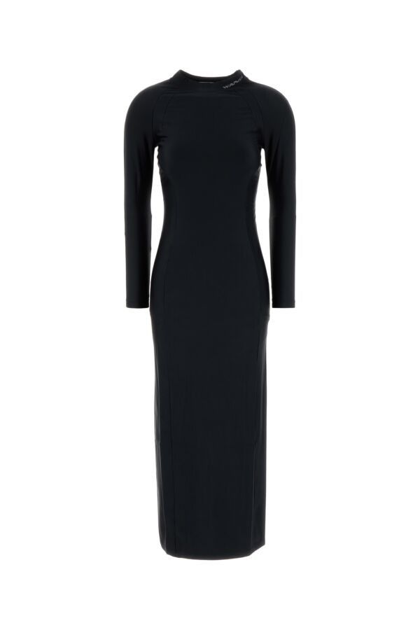 T by Alexander Wang Black Stretch Nylon Dress Size S / US 4 / IT 40 - 3 Thumbnail
