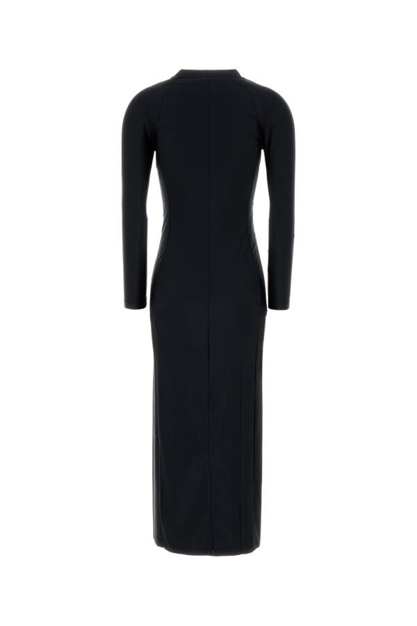 T by Alexander Wang Black Stretch Nylon Dress Size S / US 4 / IT 40 - 4 Thumbnail