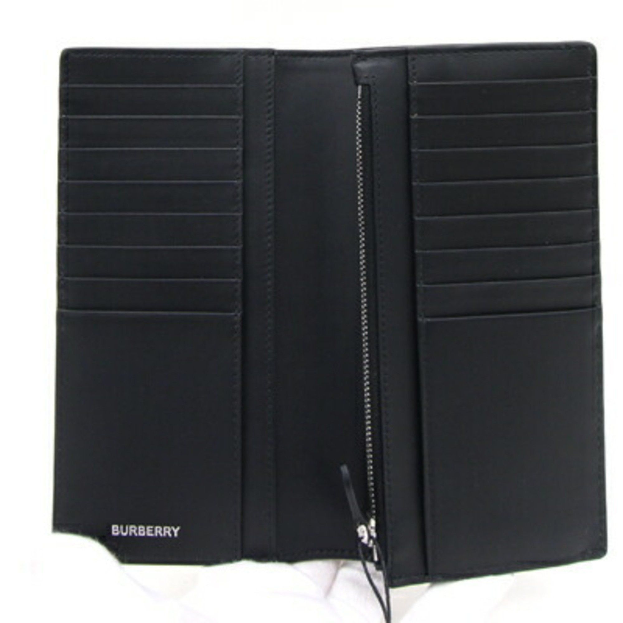 Burberry Burberry Bi-fold Long Wallet 8065640 Beige Black PVC Leather Nova Check Men's BURBERRY Size ONE SIZE - 3 Thumbnail