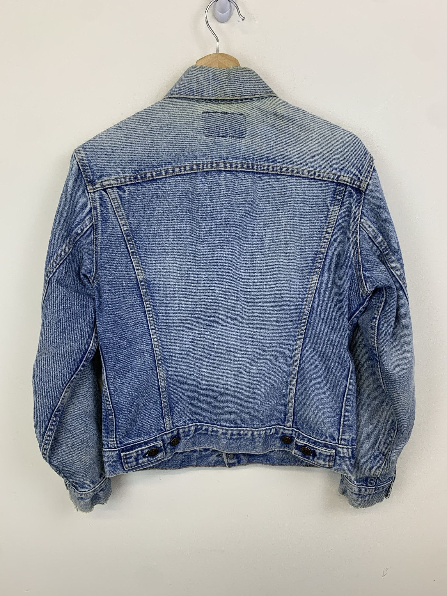 Levi's Vintage 1990s Levi's Faded Denim Jacket Size XS Size US XS / EU 42 / 0 - 4 Thumbnail