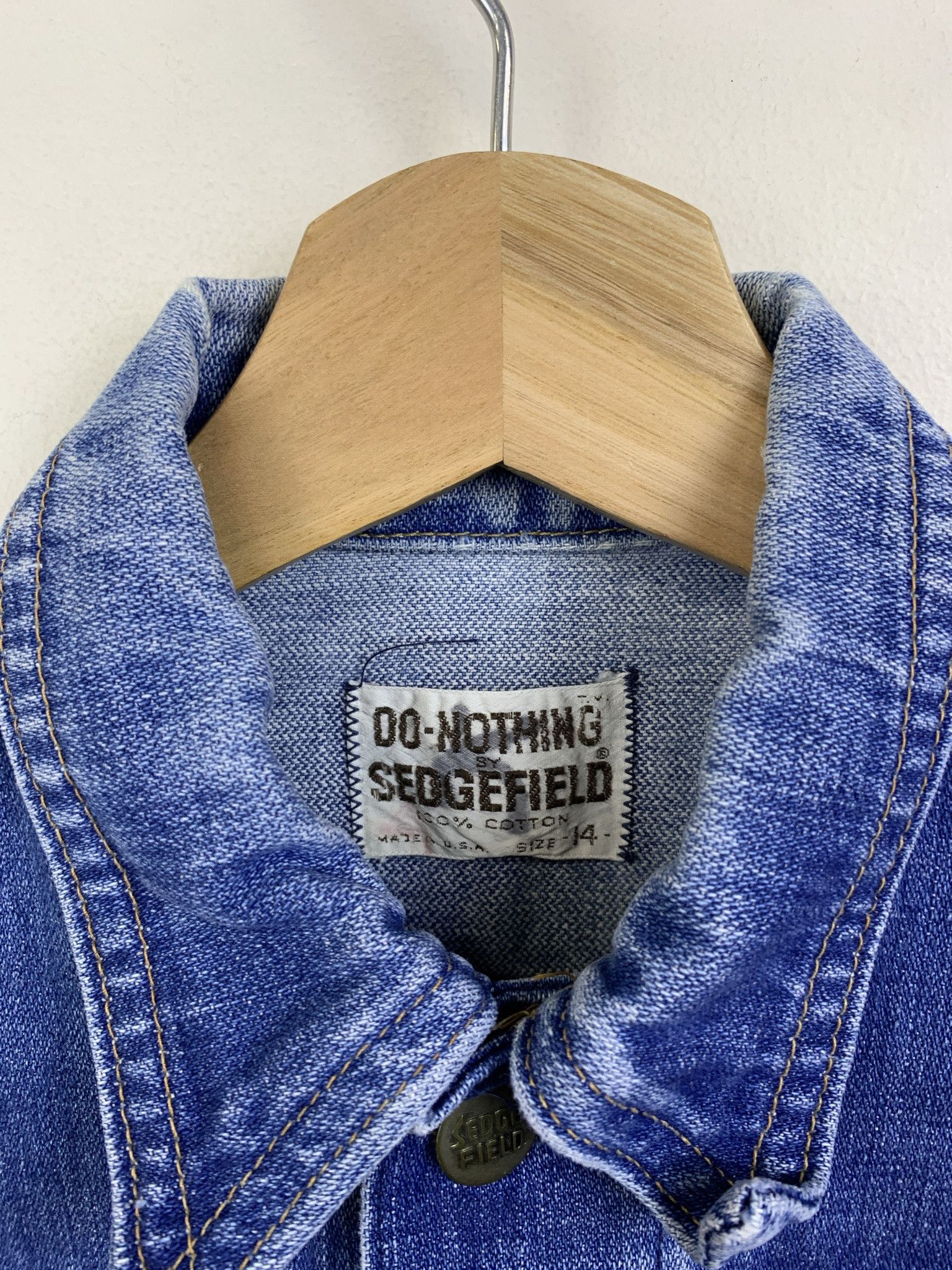 Levi's Vintage 1990s Sedgefield Denim Trucket Jacket Size XS Size US XS / EU 42 / 0 - 2 Thumbnail