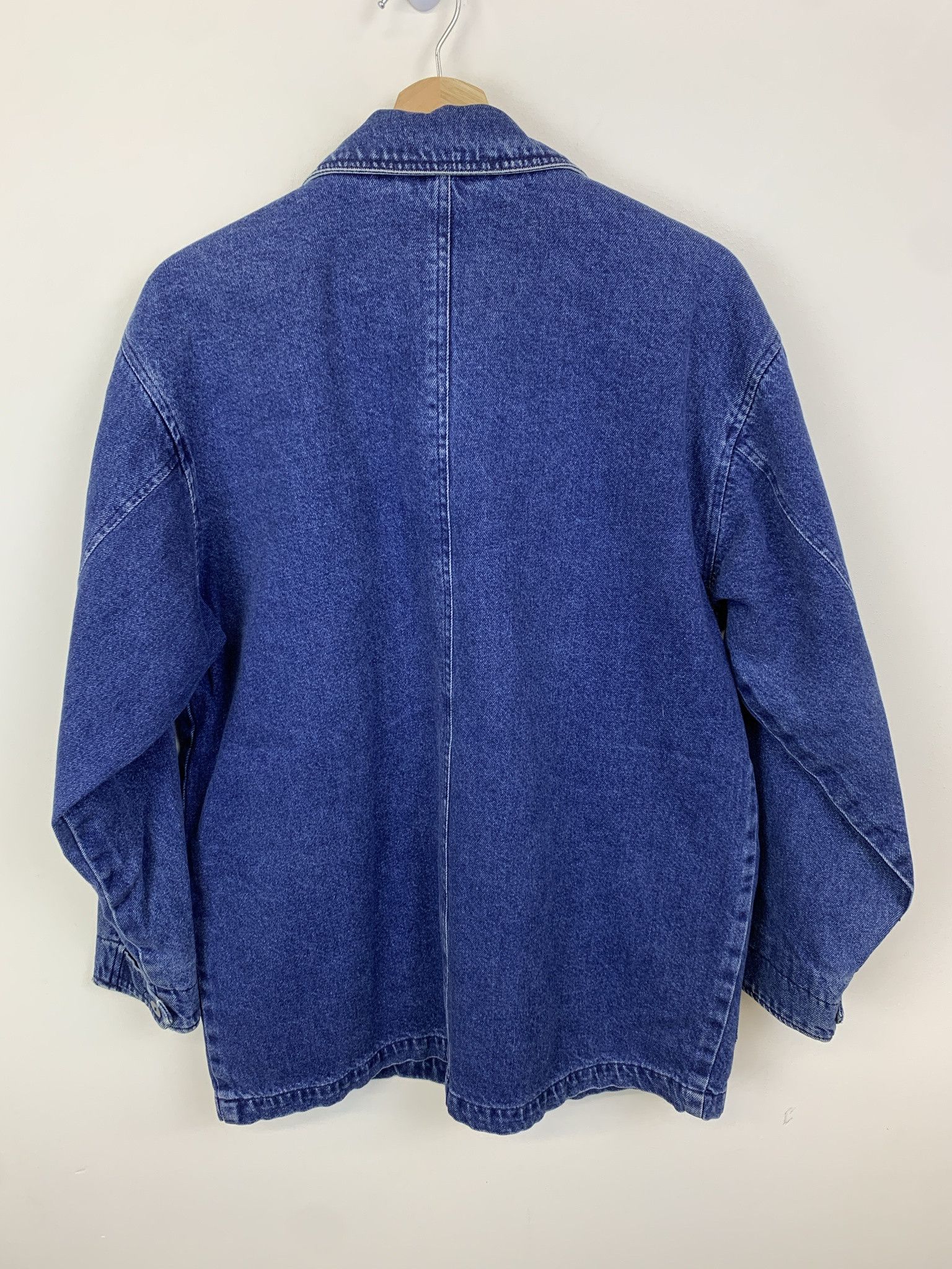 Levi's Vintage 1990s St Johns Bay Dark Wash Denim Coat Size M Size US M / EU 48-50 / 2 - 3 Thumbnail