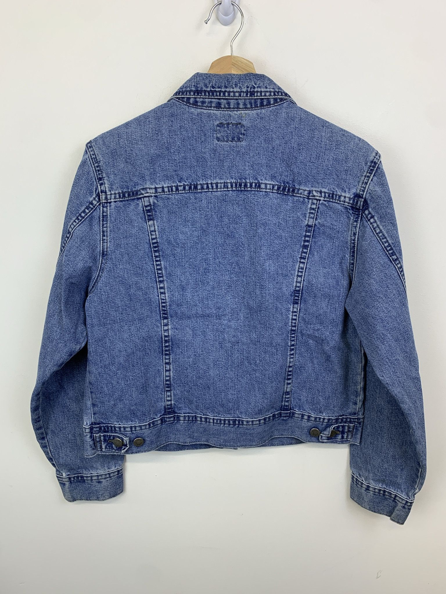 Levi's Vintage 1990s Lee Riveted Denim Trucket Jacket Size S Size US S / EU 44-46 / 1 - 4 Thumbnail