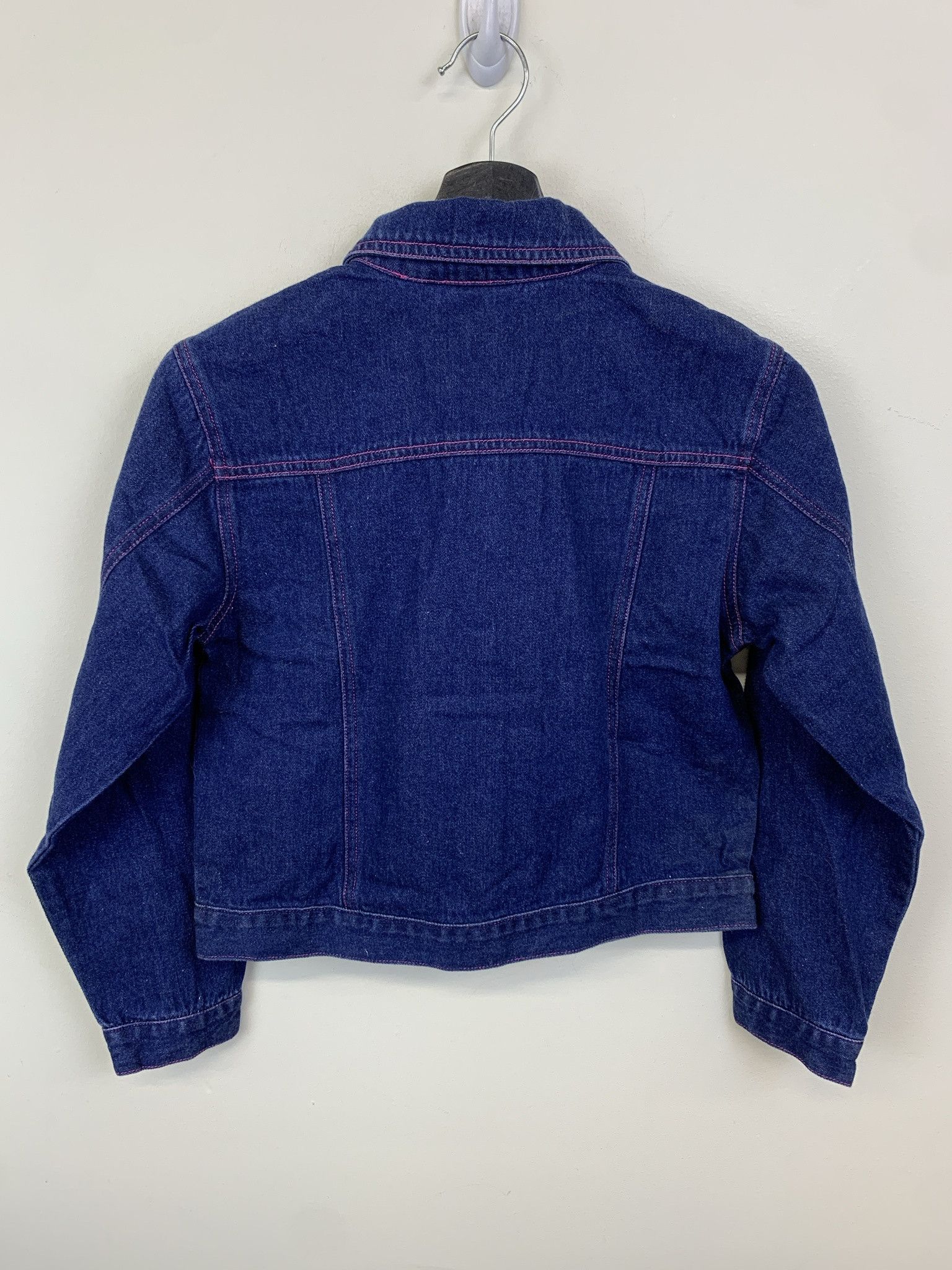 Levi's Vintage 1990s Barbie Pink Rhinestone Denim Jacket Size XXS Size US XXS / EU 40 - 4 Thumbnail