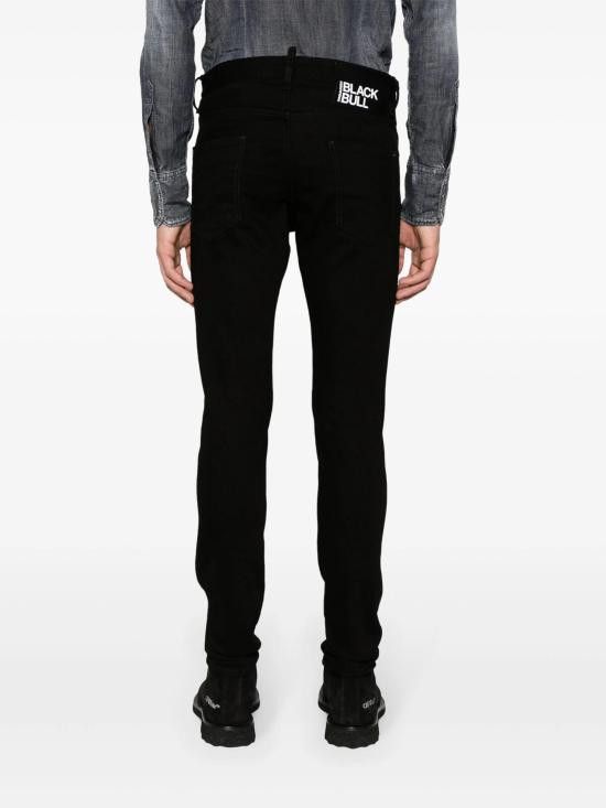 Dsquared2 DSQUARED2 Men Denim Pants S74LB1426S30564 900 BLACK Size US 44 / EU 60 - 3 Thumbnail