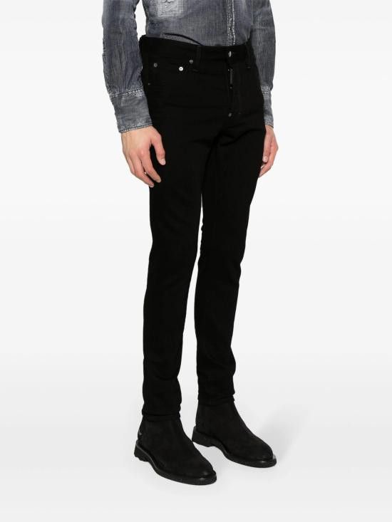 Dsquared2 DSQUARED2 Men Denim Pants S74LB1426S30564 900 BLACK Size US 44 / EU 60 - 4 Thumbnail