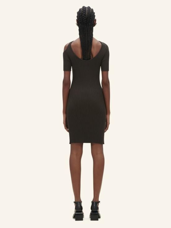 Courreges COURREGES Women Mid Skirts 224MRO416FI0001 1093 Brown Size M / US 6-8 / IT 42-44 - 3 Thumbnail