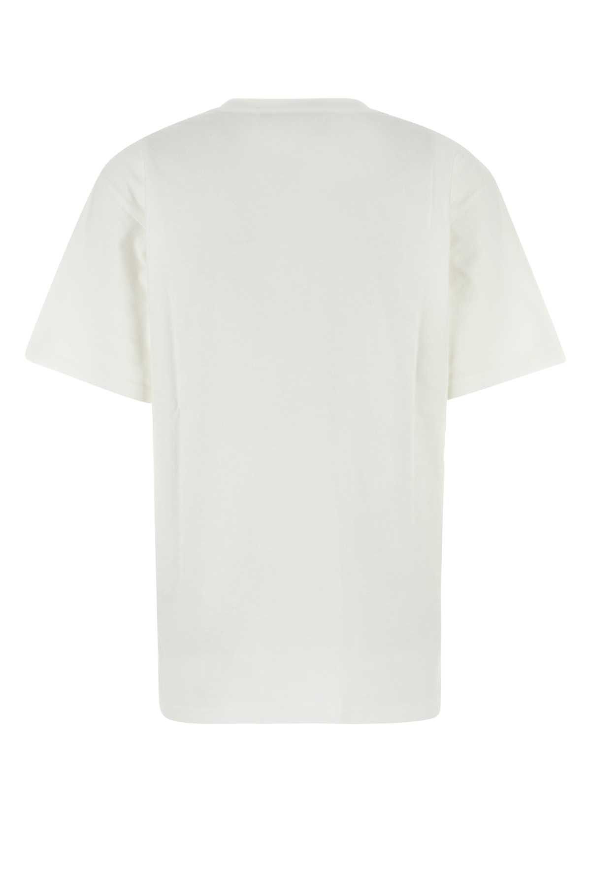 Valentino White Cotton T-Shirt Size S / US 4 / IT 40 - 2 Thumbnail