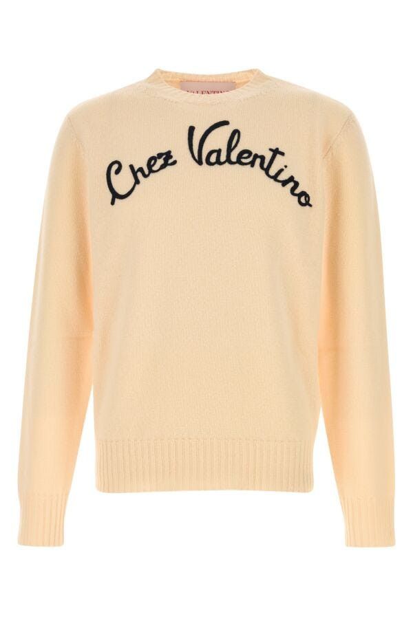 Valentino Cream Wool Sweater Size US S / EU 44-46 / 1 - 3 Thumbnail