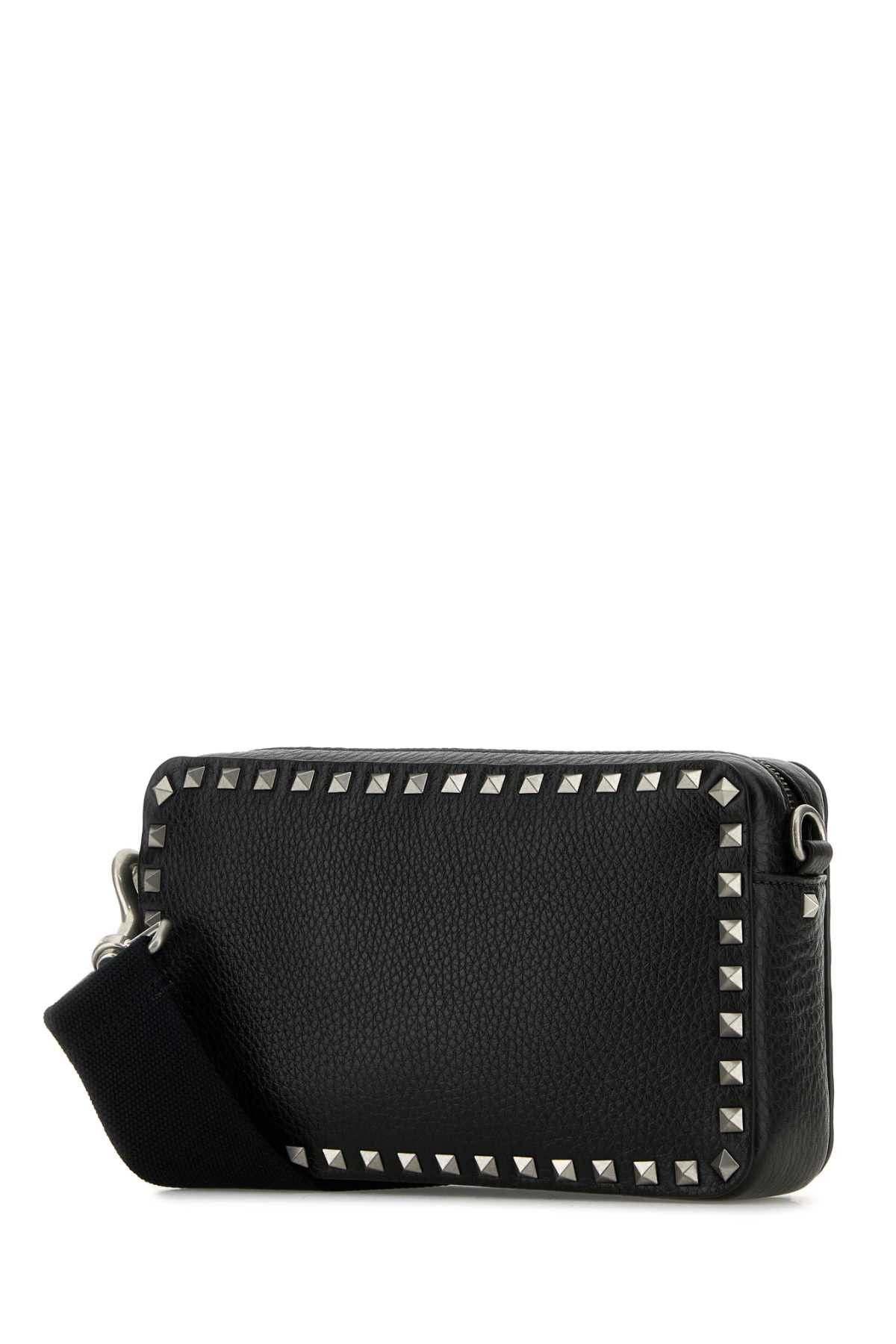 Valentino Black Leather Rockstud Crossbody Bag Size ONE SIZE - 2 Thumbnail