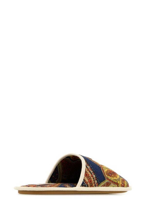 Valentino Printed Fabric Ta Chambre Slippers Size US 10 / EU 43 - 5 Thumbnail