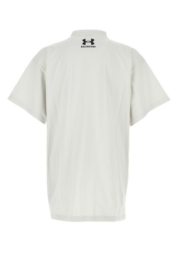 Balenciaga Chalk Cotton Balenciaga X Under Armour Oversize T-Shirt Size US M / EU 48-50 / 2 - 4 Thumbnail