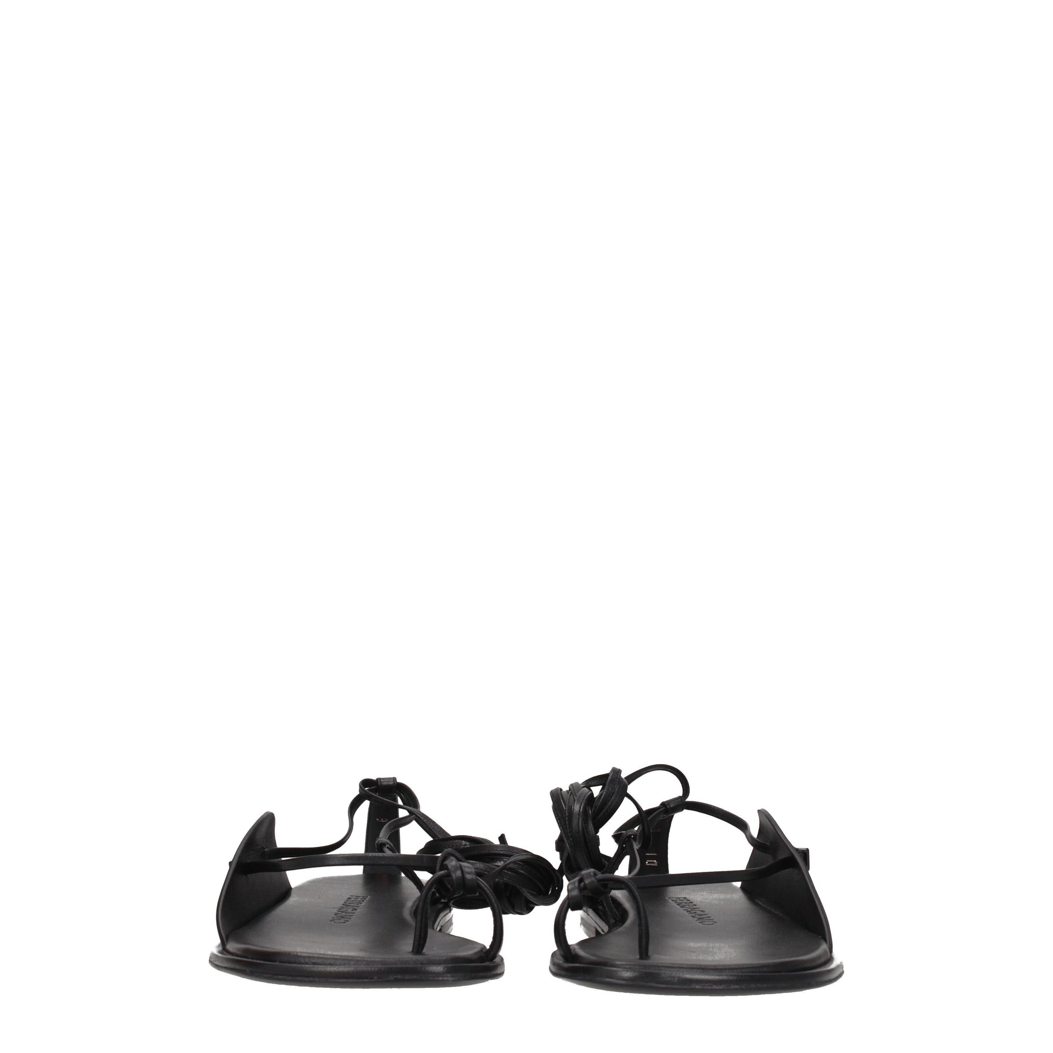 Flip Flops in Leather