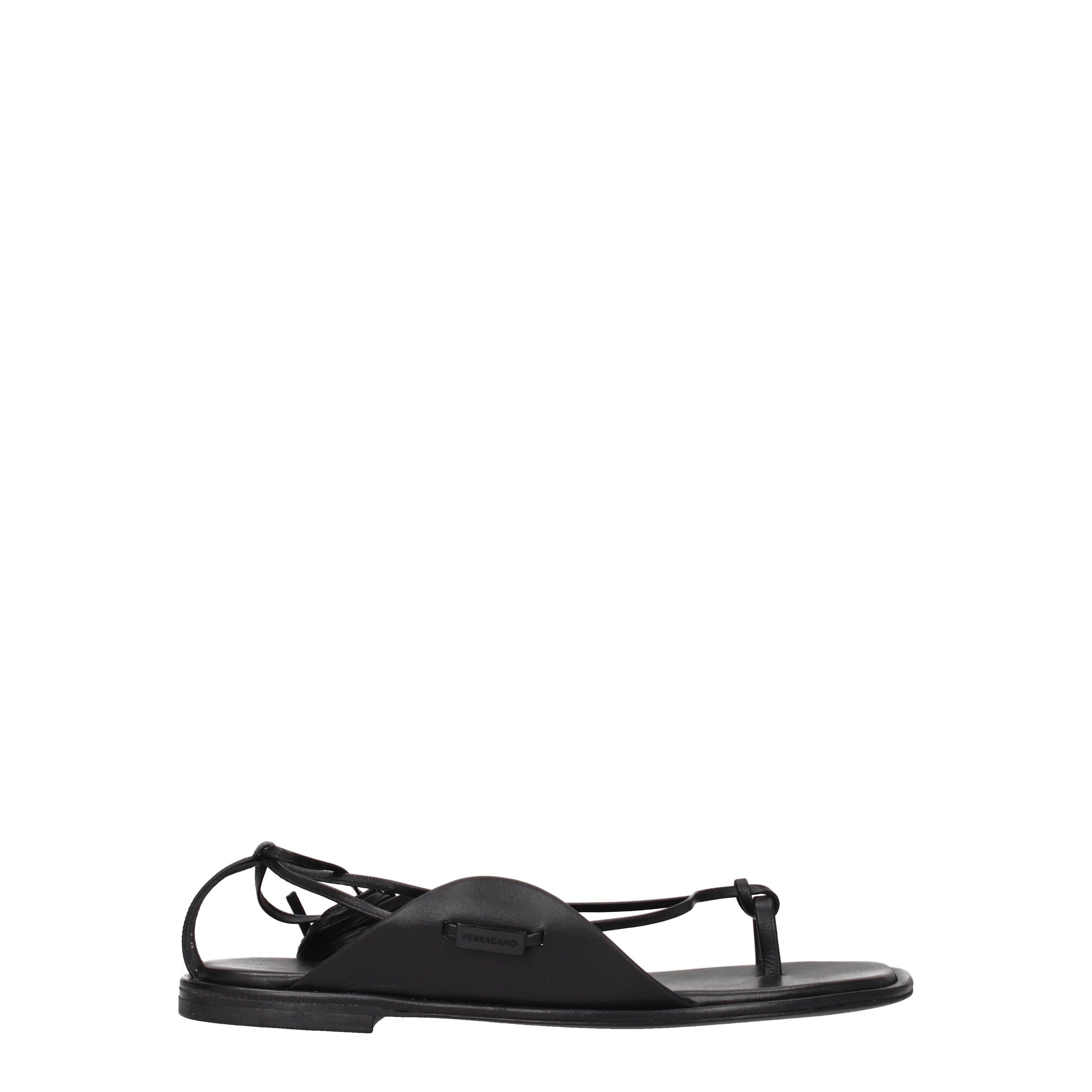 Flip Flops in Leather
