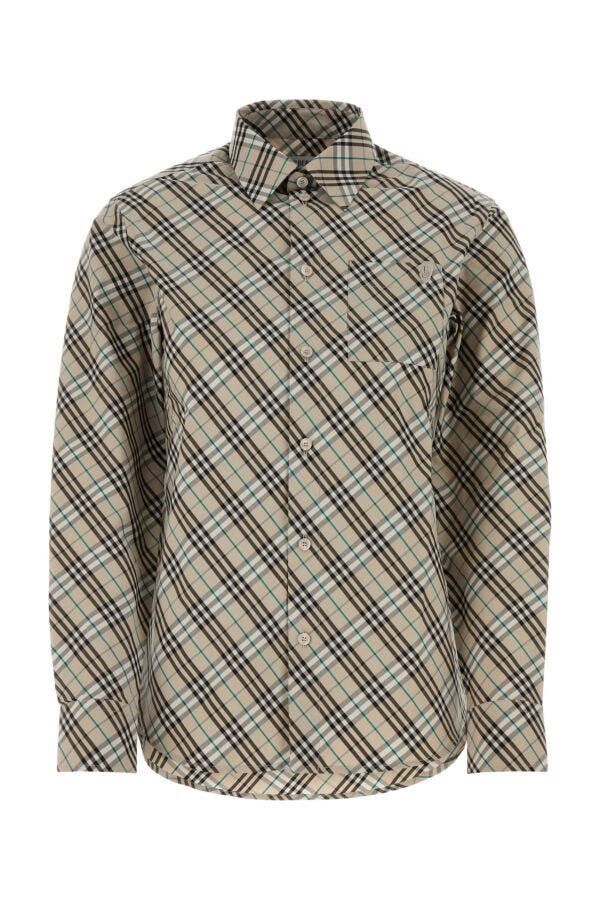Burberry Embroidered Poplin Shirt Size S / US 4 / IT 40 - 3 Thumbnail