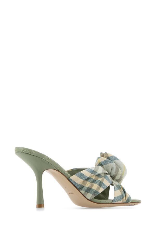 Burberry Embroidered Fabric Mews Mules Size US 6 / IT 36 - 5 Thumbnail