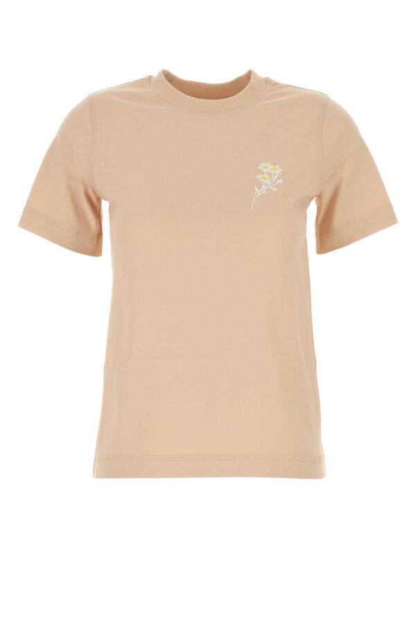 Burberry Peach Cotton T-Shirt Size XS / US 0-2 / IT 36-38 - 3 Thumbnail