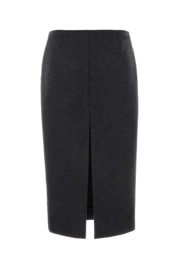 Gucci Charcoal Wool Blend Skirt Size 28" / US 6 / IT 42 - 4 Thumbnail