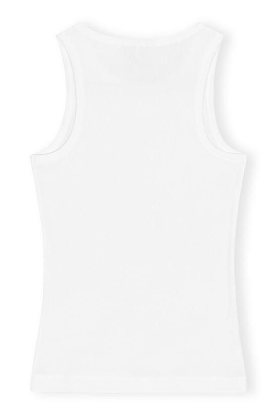 Ganni GANNI Women Tops T3897 151 White Size L / US 10 / IT 46 - 2 Thumbnail