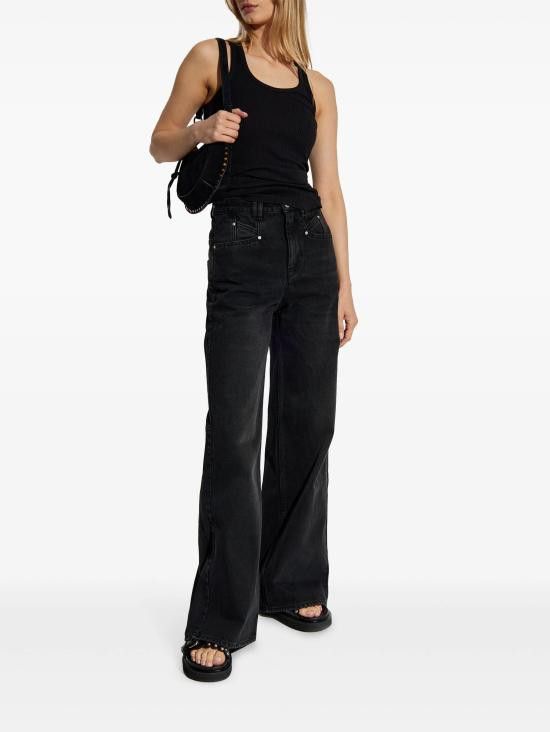 Isabel Marant ISABEL MARANT Women Tops TS0225FAA2N39I 01BK BLACK Size M / US 6-8 / IT 42-44 - 2 Thumbnail