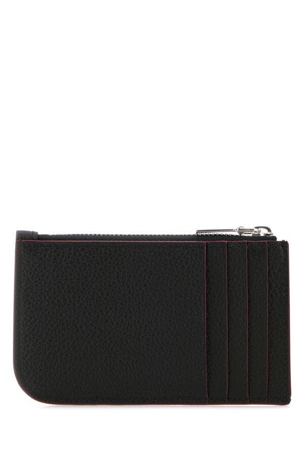 Alexander McQueen Black Leather Card Holder Size ONE SIZE - 5 Thumbnail