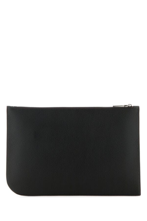 Alexander McQueen Black Leather Large Sling Pouch Size ONE SIZE - 5 Thumbnail