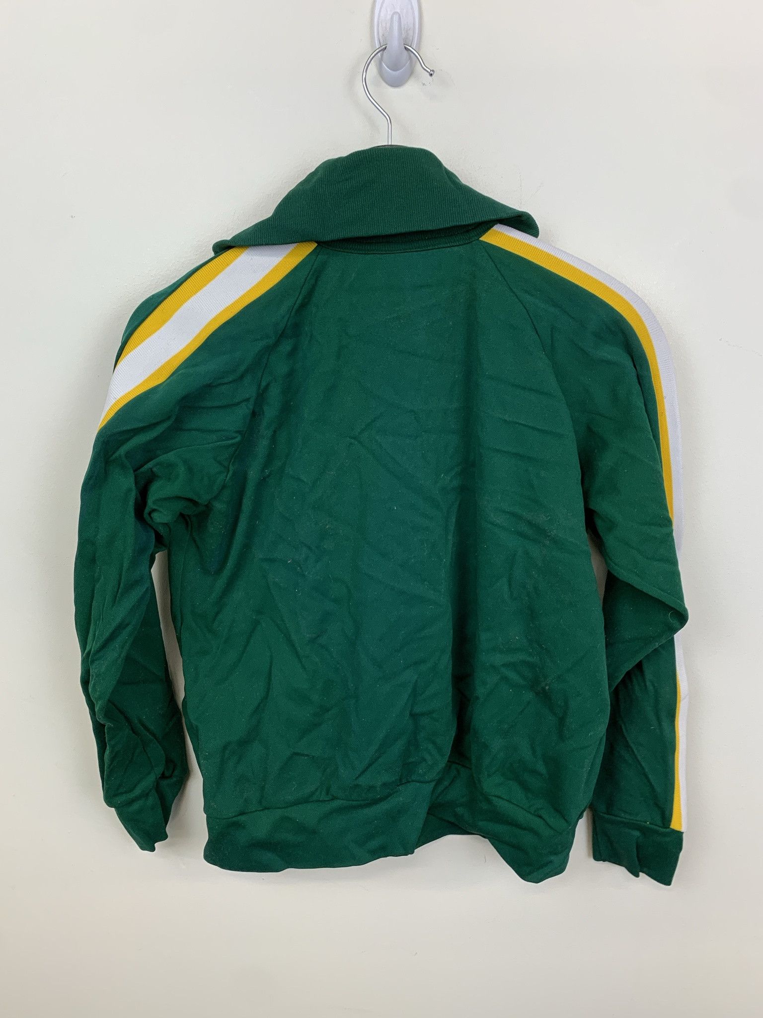 Vintage Vintage 1970s Squid Game Protour Green Track Jacket Size M Size US M / EU 48-50 / 2 - 3 Thumbnail