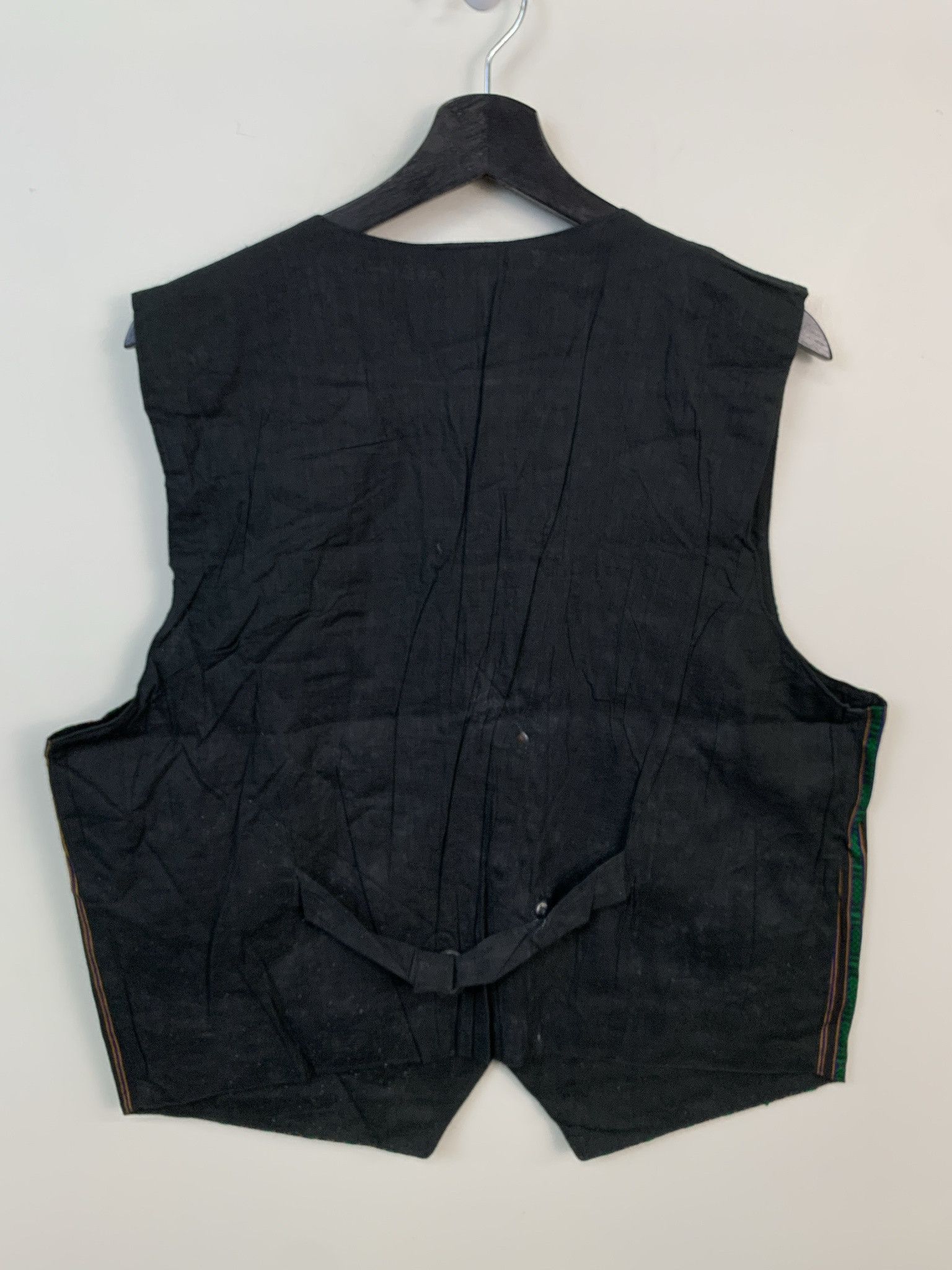 Other Vintage 1980s Vest Nepalese Emerald Vertical Stripe Vest Size L Size US L / EU 52-54 / 3 - 4 Thumbnail