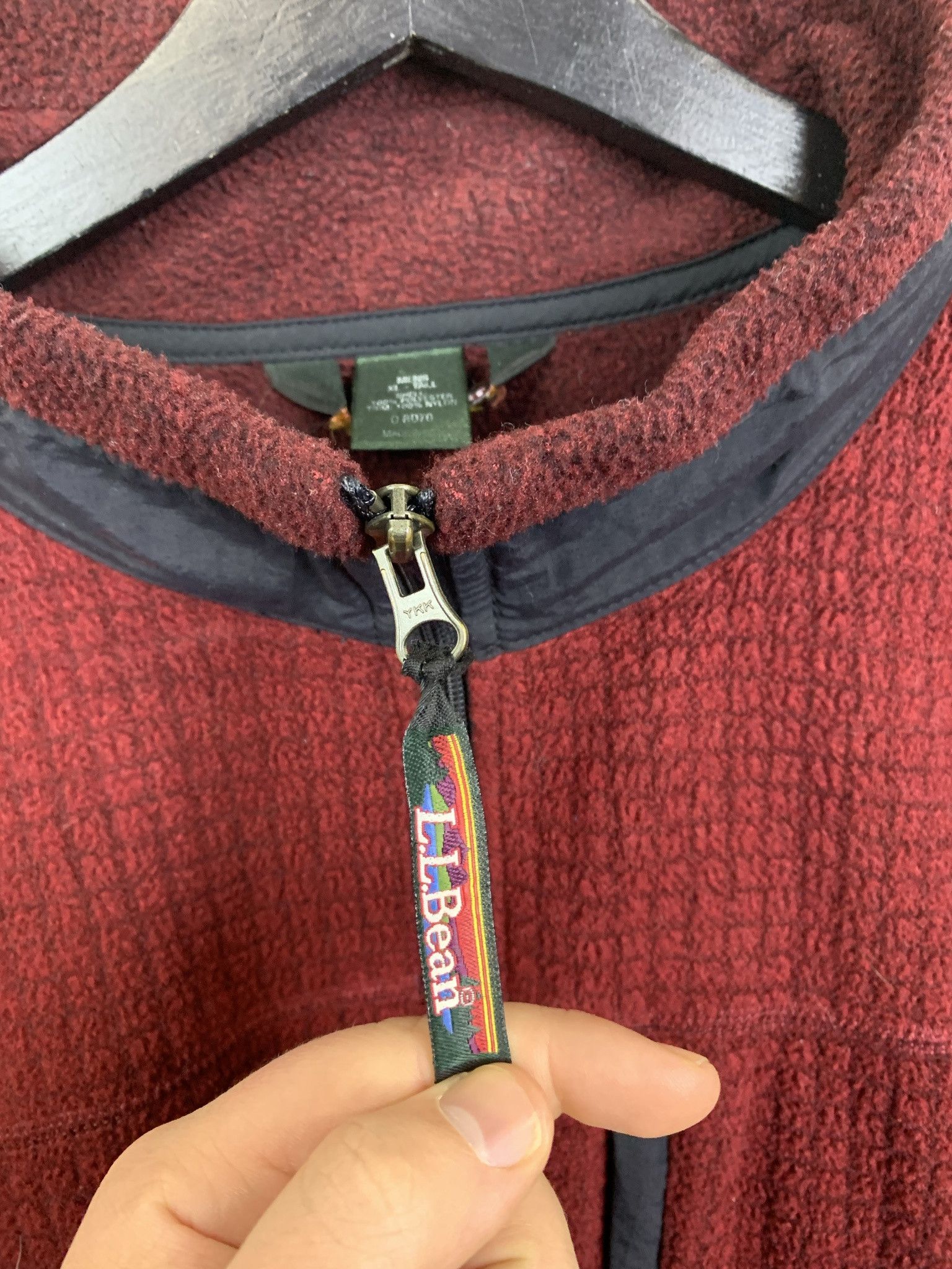 Other Vintage Fleece 1990s LL Bean Red Full Zip Fleece Size XL Tall Size US XL / EU 56 / 4 - 4 Thumbnail