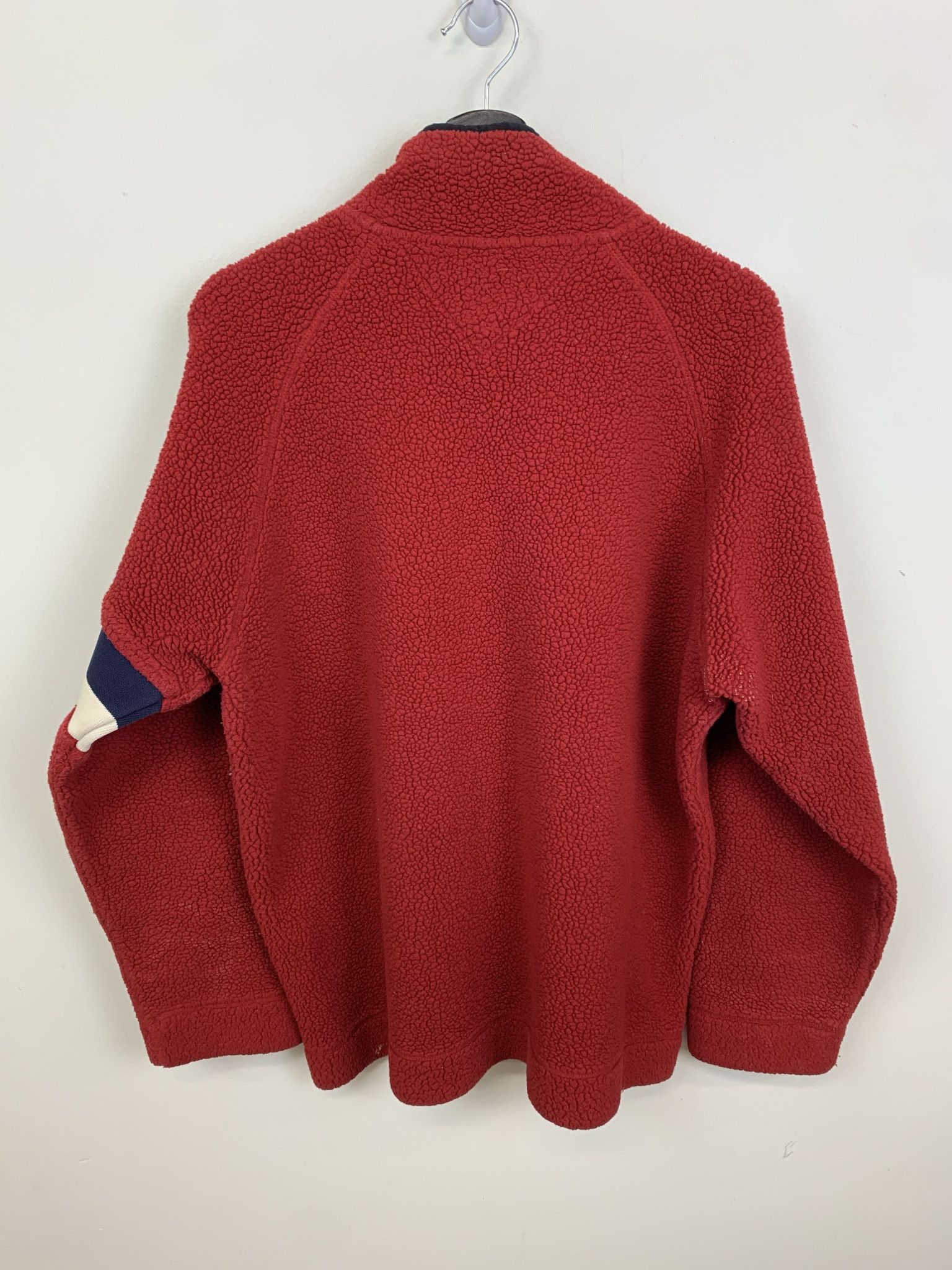 Tommy Hilfiger Vintage Fleece Tommy Hilfiger Arm Band Quarter Zip Fleece Sweatshirt Size L Size US L / EU 52-54 / 3 - 4 Thumbnail