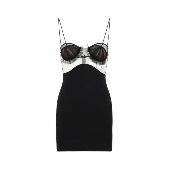 Nensi Dojaka NENSI DOJAKA Women Dresses NDAW23DR152 BLACK Size M / US 6-8 / IT 42-44 - 2 Thumbnail