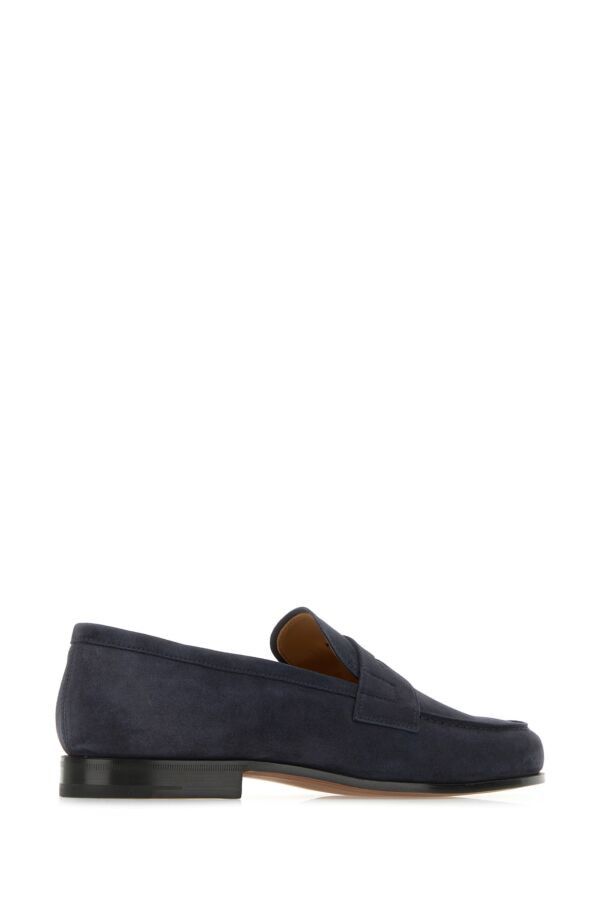 Church's Navy Blue Leather Heswall Loafers Size US 9.5 / EU 42-43 - 5 Thumbnail