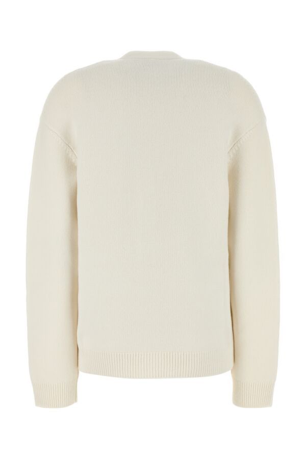Fendi White Cashmere Blend Cardigan Size M / US 6-8 / IT 42-44 - 4 Thumbnail