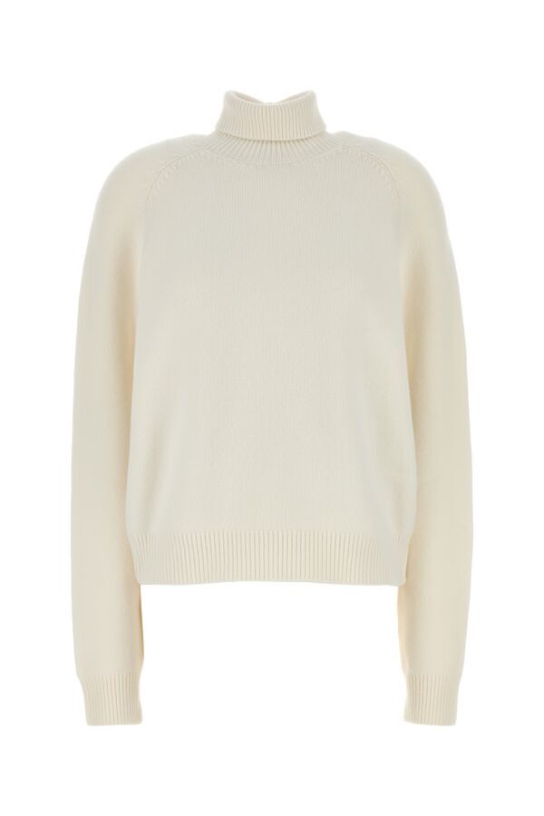 Fendi White Cashmere Blend Sweater Size M / US 6-8 / IT 42-44 - 3 Thumbnail