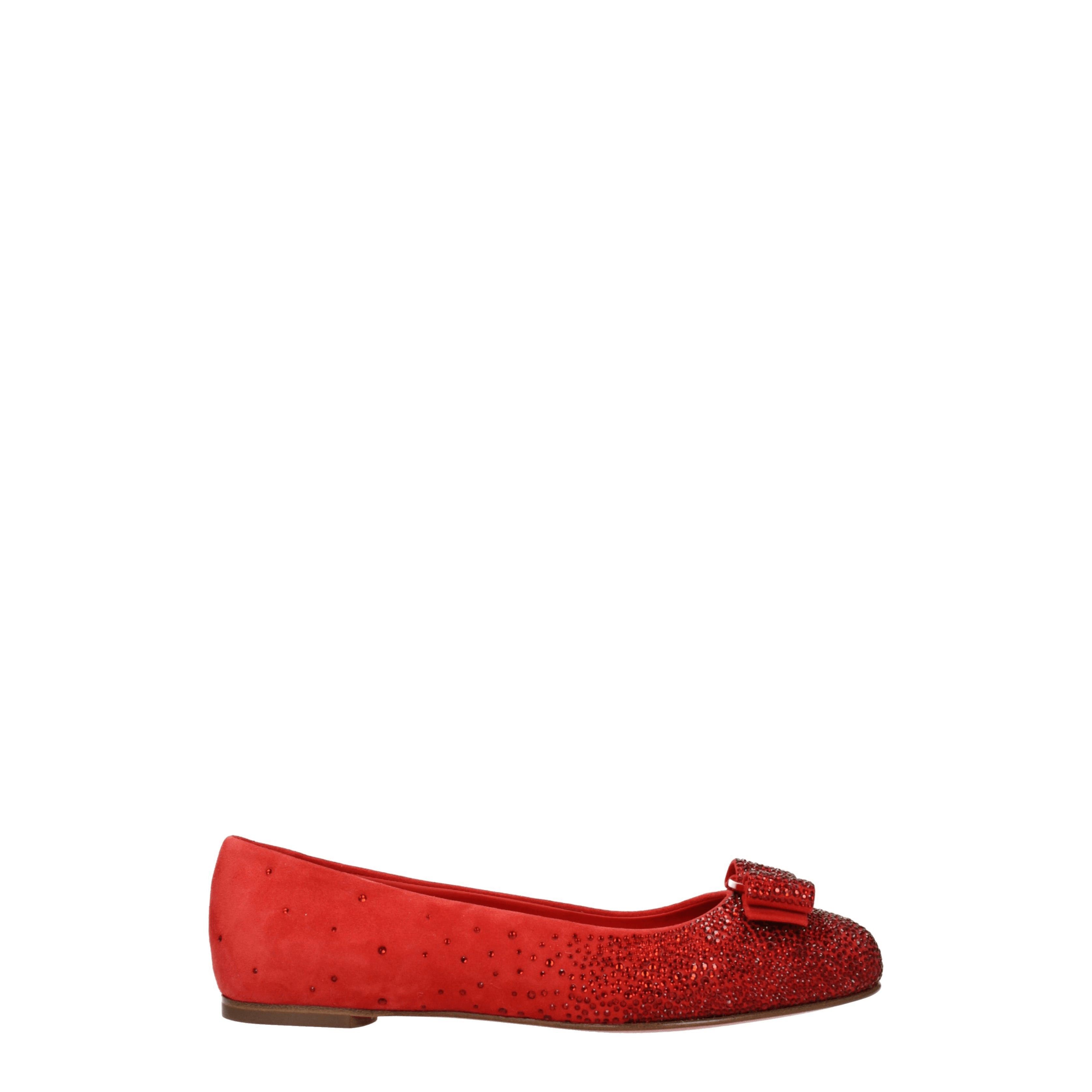 Salvatore Ferragamo Ballet Flats in Suede Size US 5.5 / IT 35.5 - 2 Thumbnail