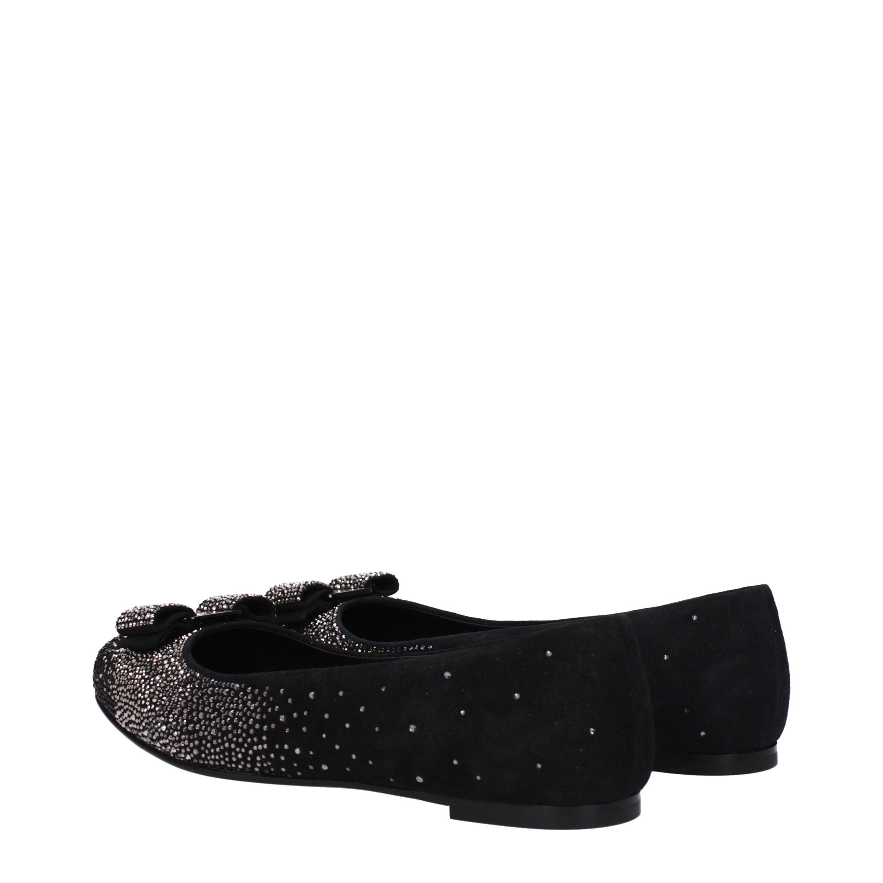 Salvatore Ferragamo Ballet Flats in Suede Size US 8.5 / IT 38.5 - 4 Thumbnail
