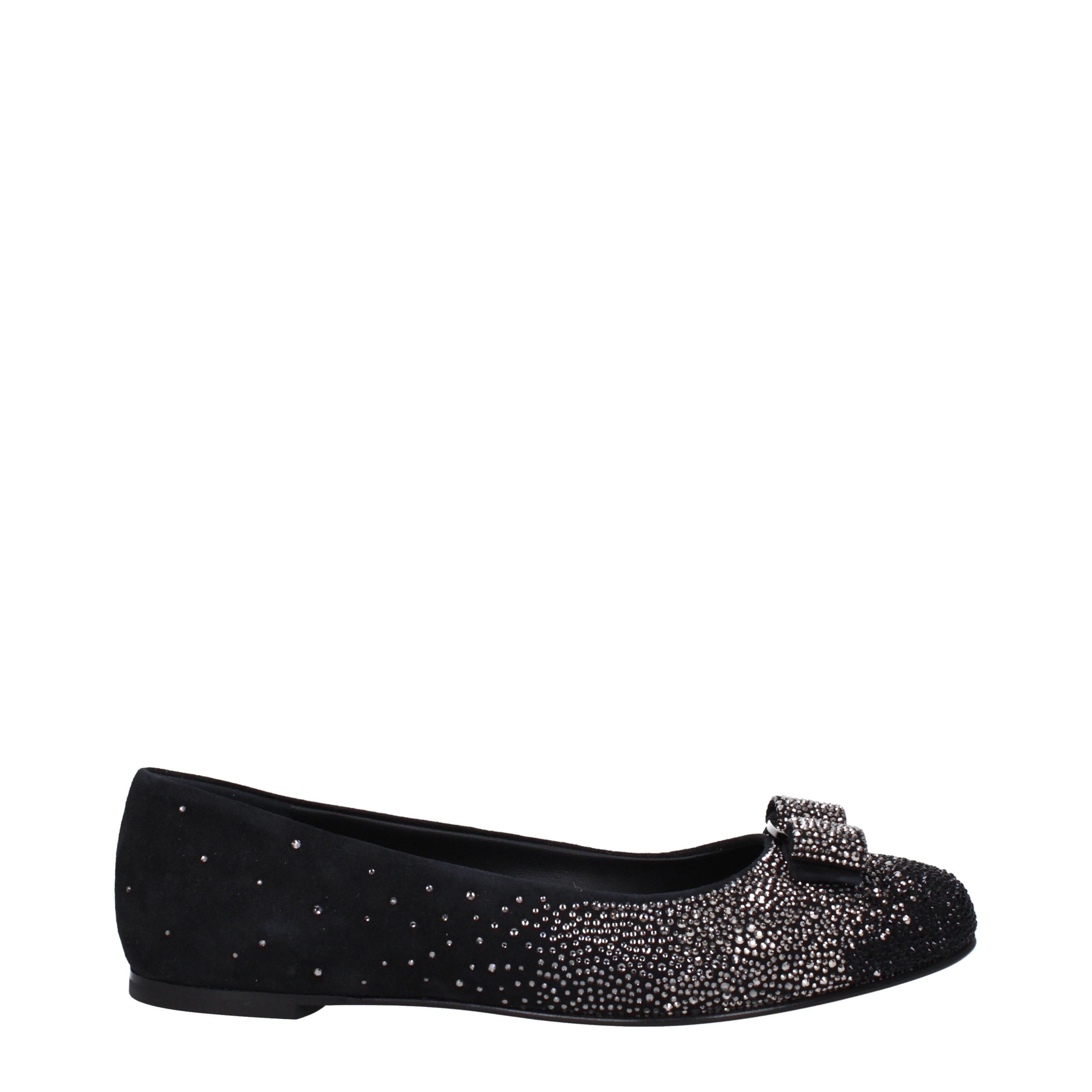 Salvatore Ferragamo Ballet Flats in Suede Size US 8.5 / IT 38.5 - 2 Thumbnail