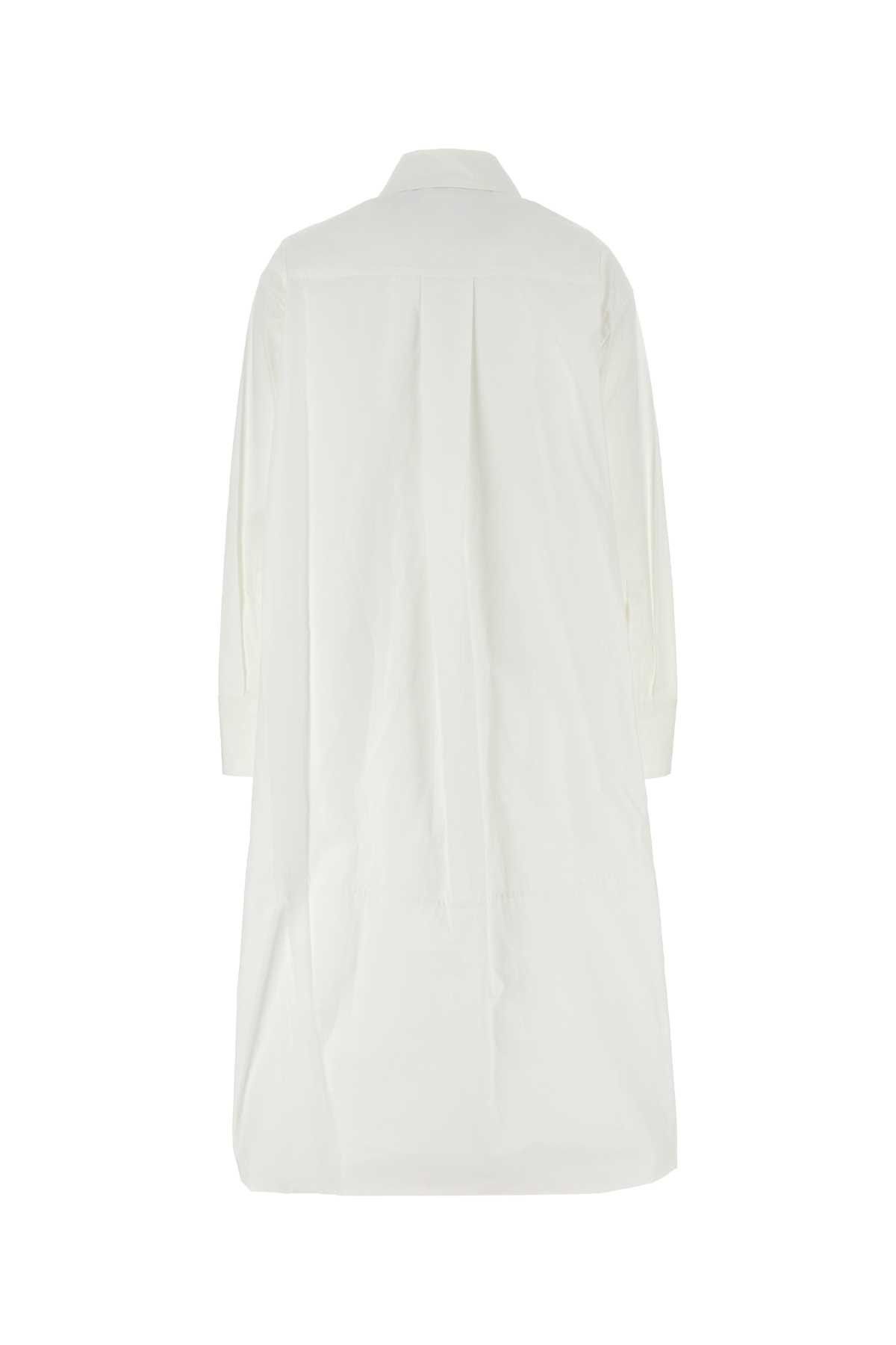 Jil Sander White Poplin Shirt Dress Size M / US 6-8 / IT 42-44 - 2 Thumbnail