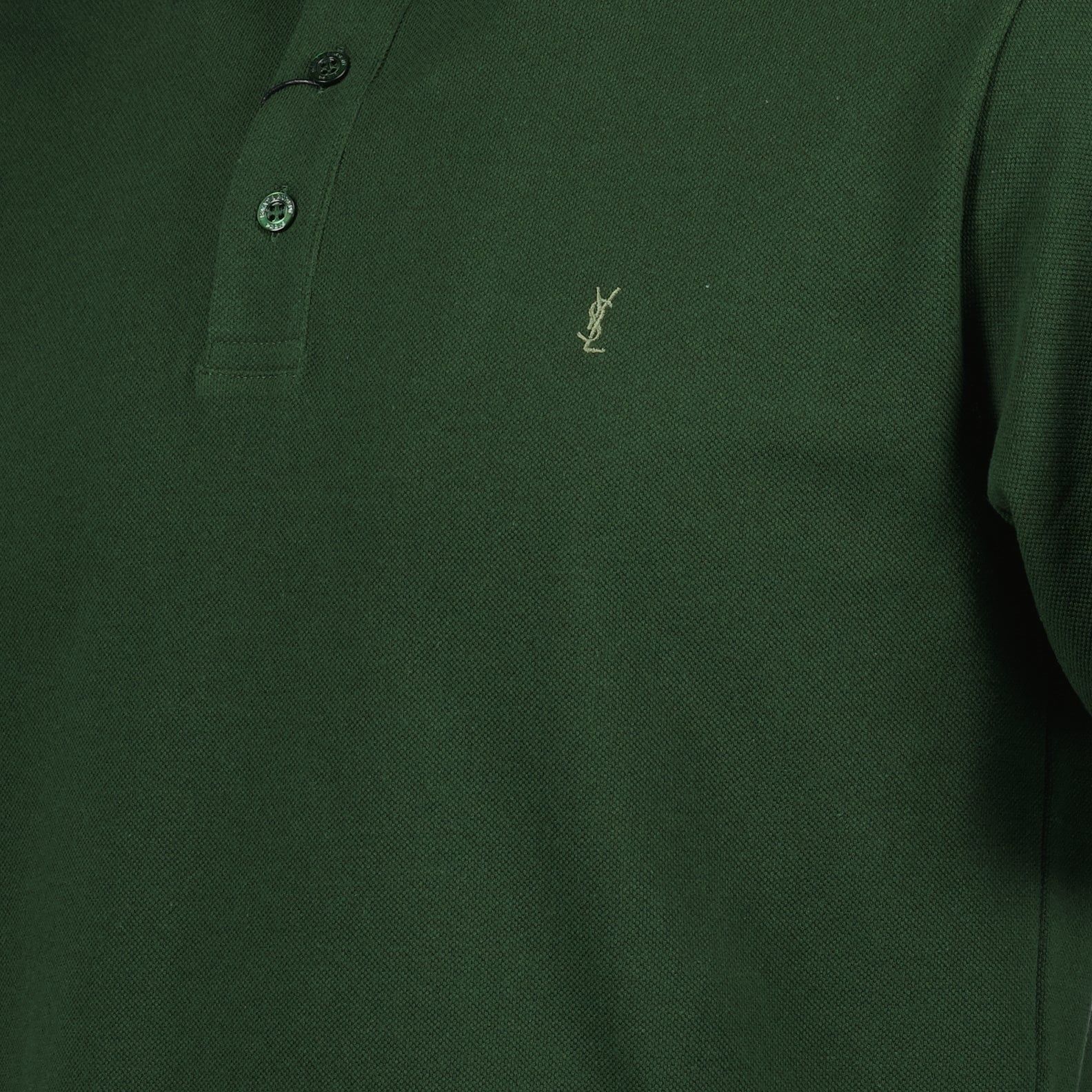 Saint Laurent Paris Cassandre polo shirt in cotton pique Size US S / EU 44-46 / 1 - 3 Thumbnail