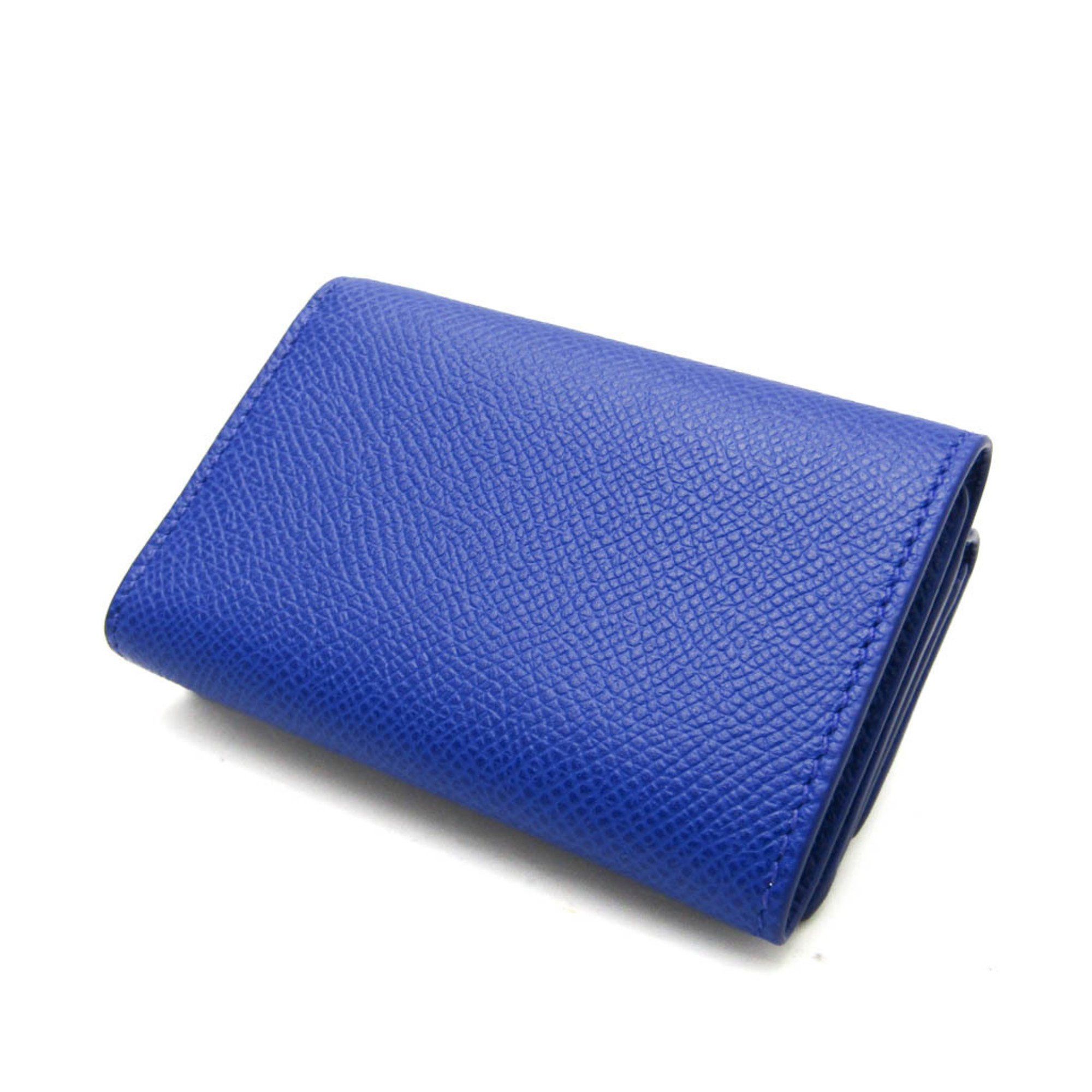 Salvatore Ferragamo Salvatore Ferragamo Vara JL-22 D951 Women's Leather Wallet (tri-fold) Royal Blue Size ONE SIZE - 2 Thumbnail