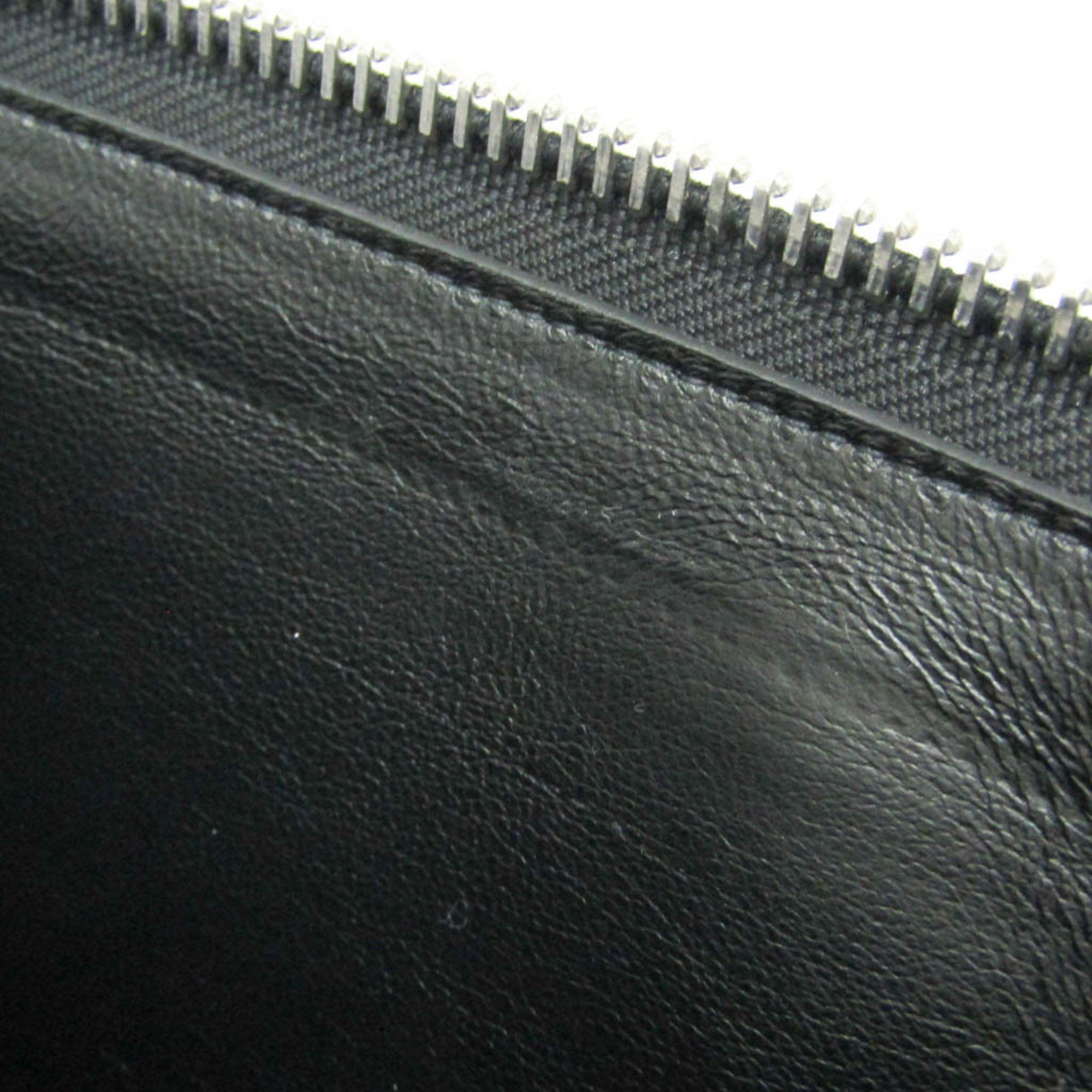 Balenciaga Balenciaga LEASH CLUTCH 658781 Women,Men Leather Shoulder Bag Black Size ONE SIZE - 9 Thumbnail