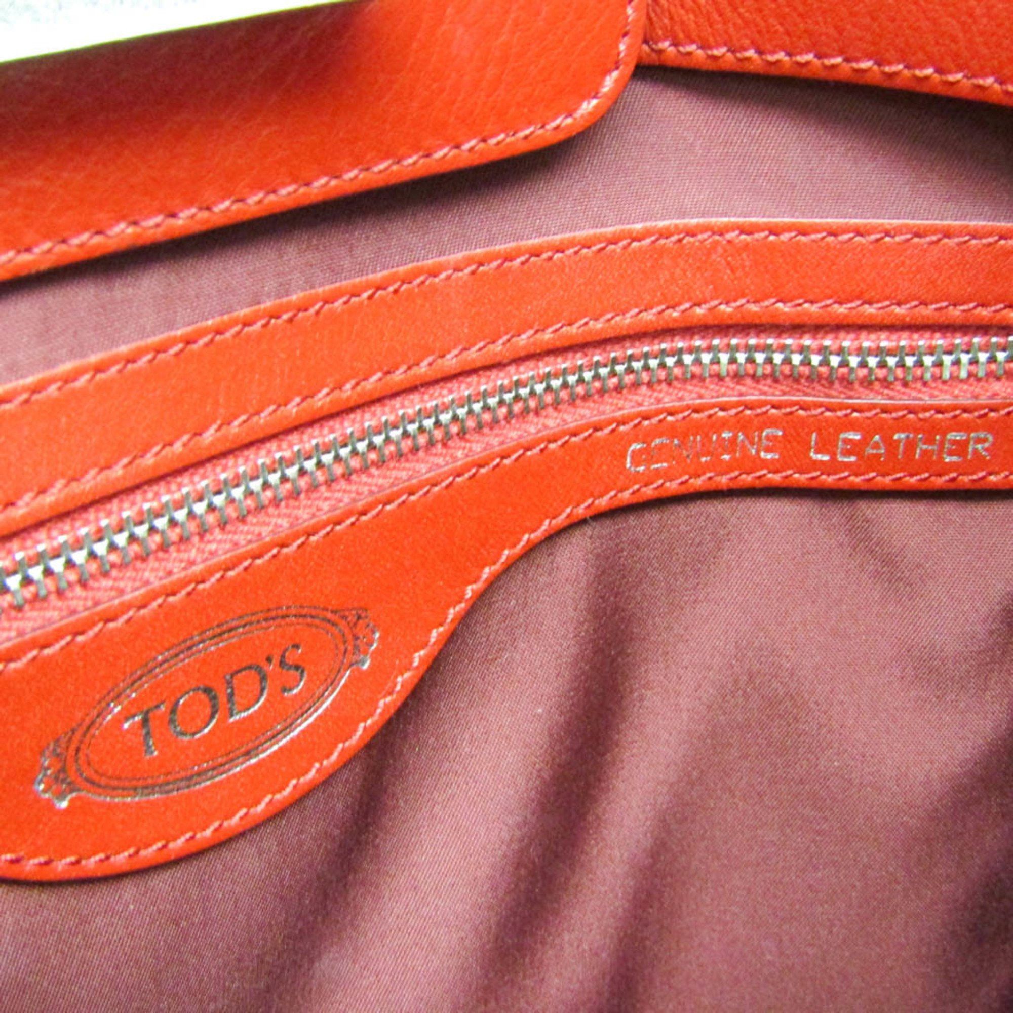Tod's Tod's Women's Leather Handbag,Shoulder Bag Red Color Size ONE SIZE - 6 Thumbnail